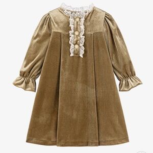 Patachou Girls Velour Dress
